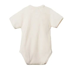 Nature Baby Short Sleeve Kimono Pointelle Bodysuit