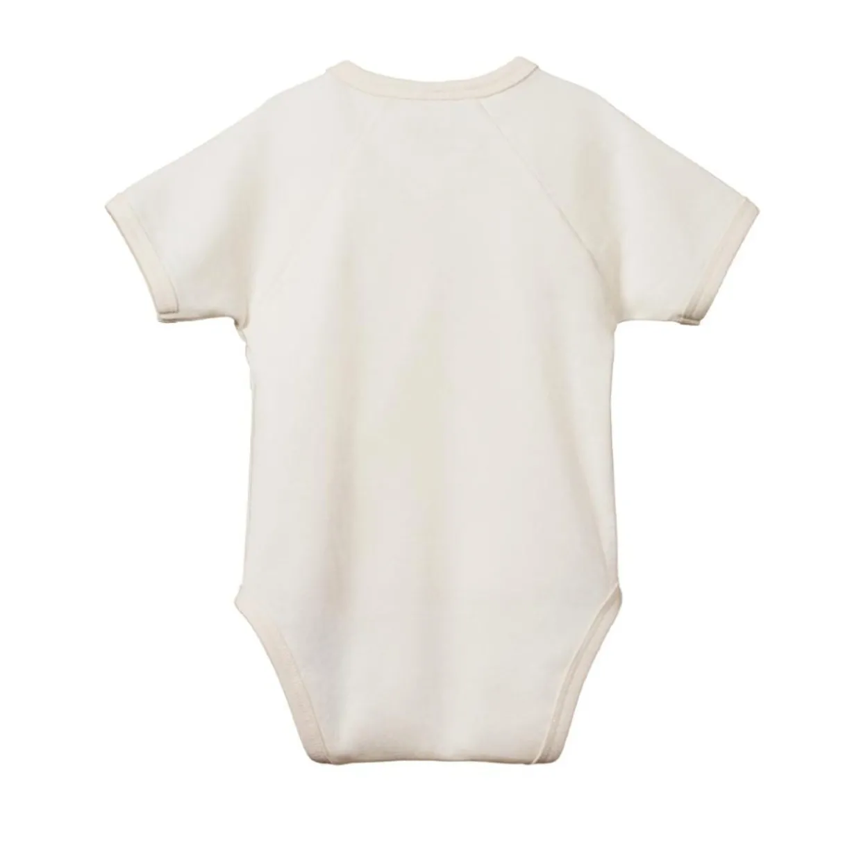 Nature Baby Short Sleeve Cotton Kimono Bodysuit