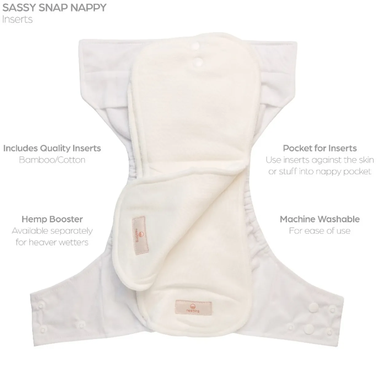 Nestling Snap Nappy Complete