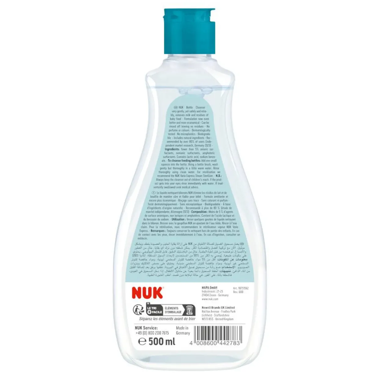 NUK Baby Bottle Cleanser 500ml