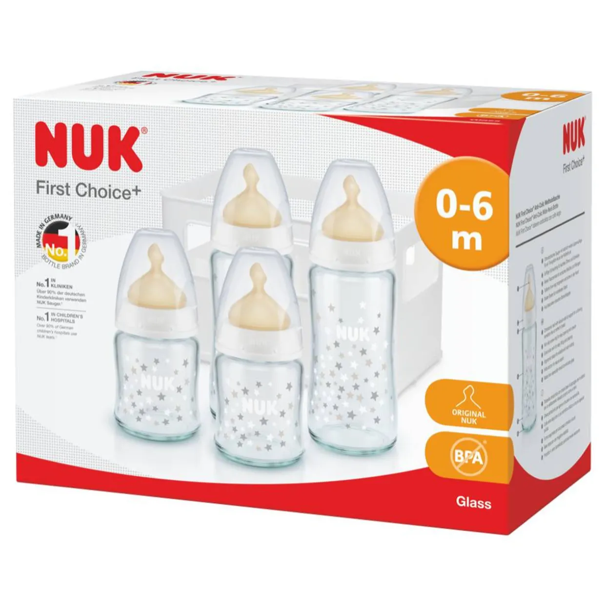 NUK First Choice Glass/Latex Starter Set