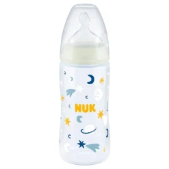 NUK First Choice Plus Night Baby Bottle with Temperature Control