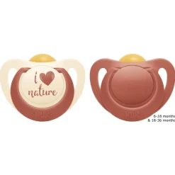 NUK For Nature Latex Soother 2pk
