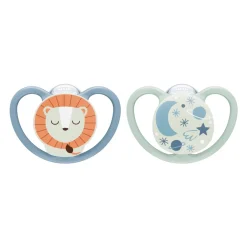 Nuk Space Night Soother 2 Pack