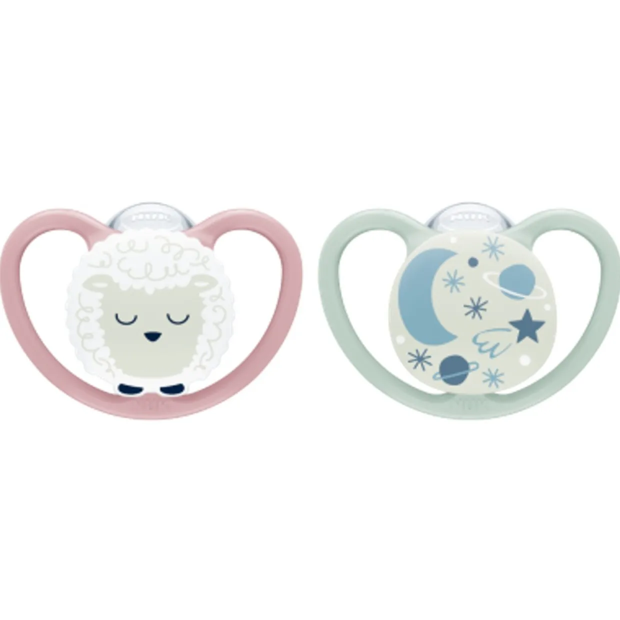 Nuk Space Night Soother 2 Pack