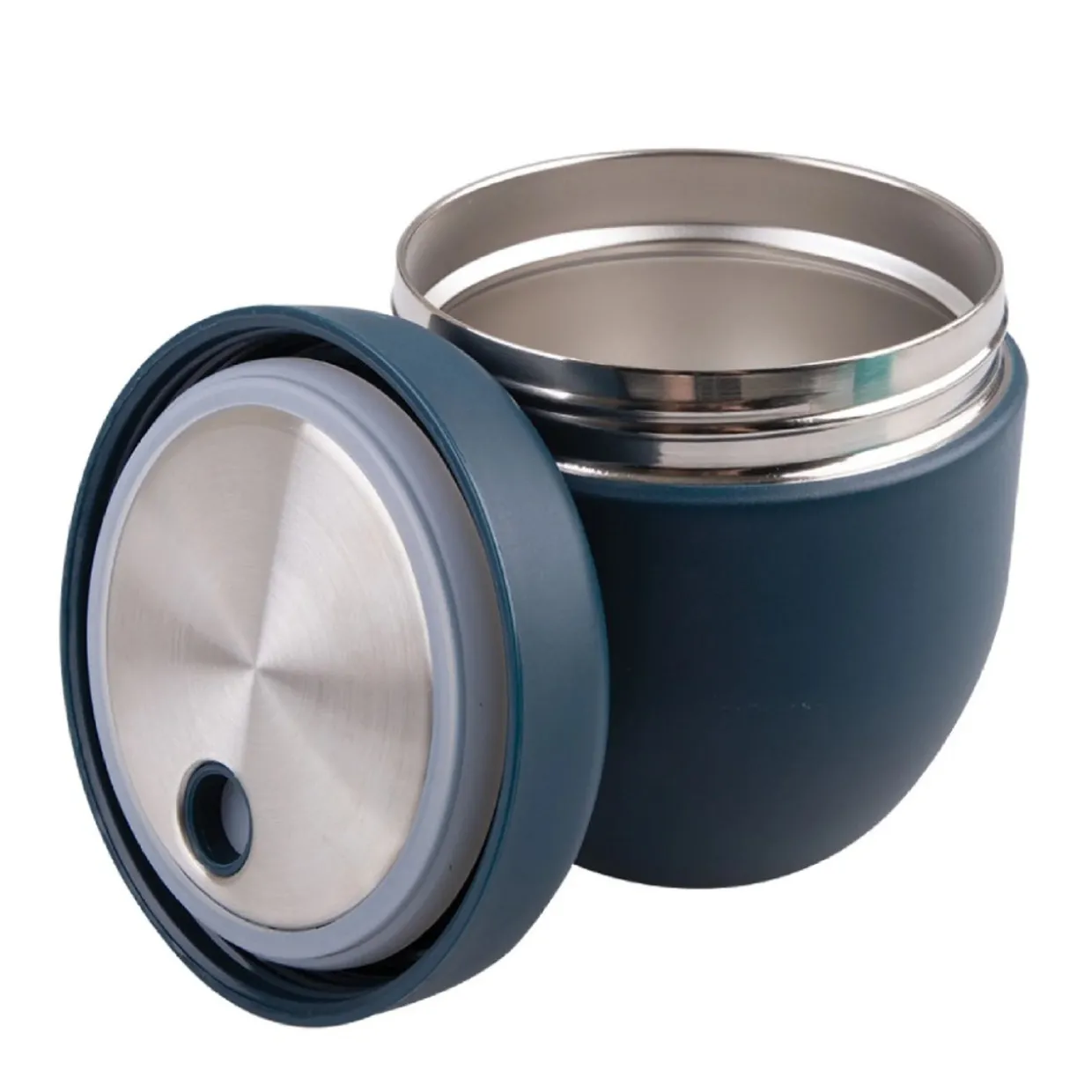 Oasis Stainless Steel Double Wall Insulated Food Pod - 470ml