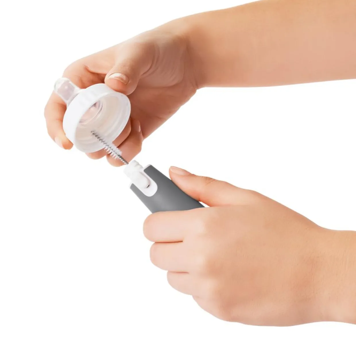 OXO Tot On the Go Drying Rack & Bottle Brush