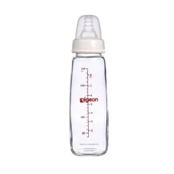 Pigeon - Peristaltic Nipple Nursing Glass Bottle