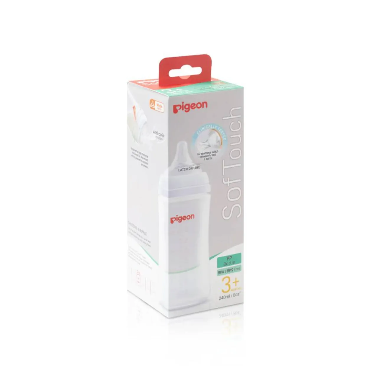 Pigeon SoftTouch Wide Neck Bottle PP