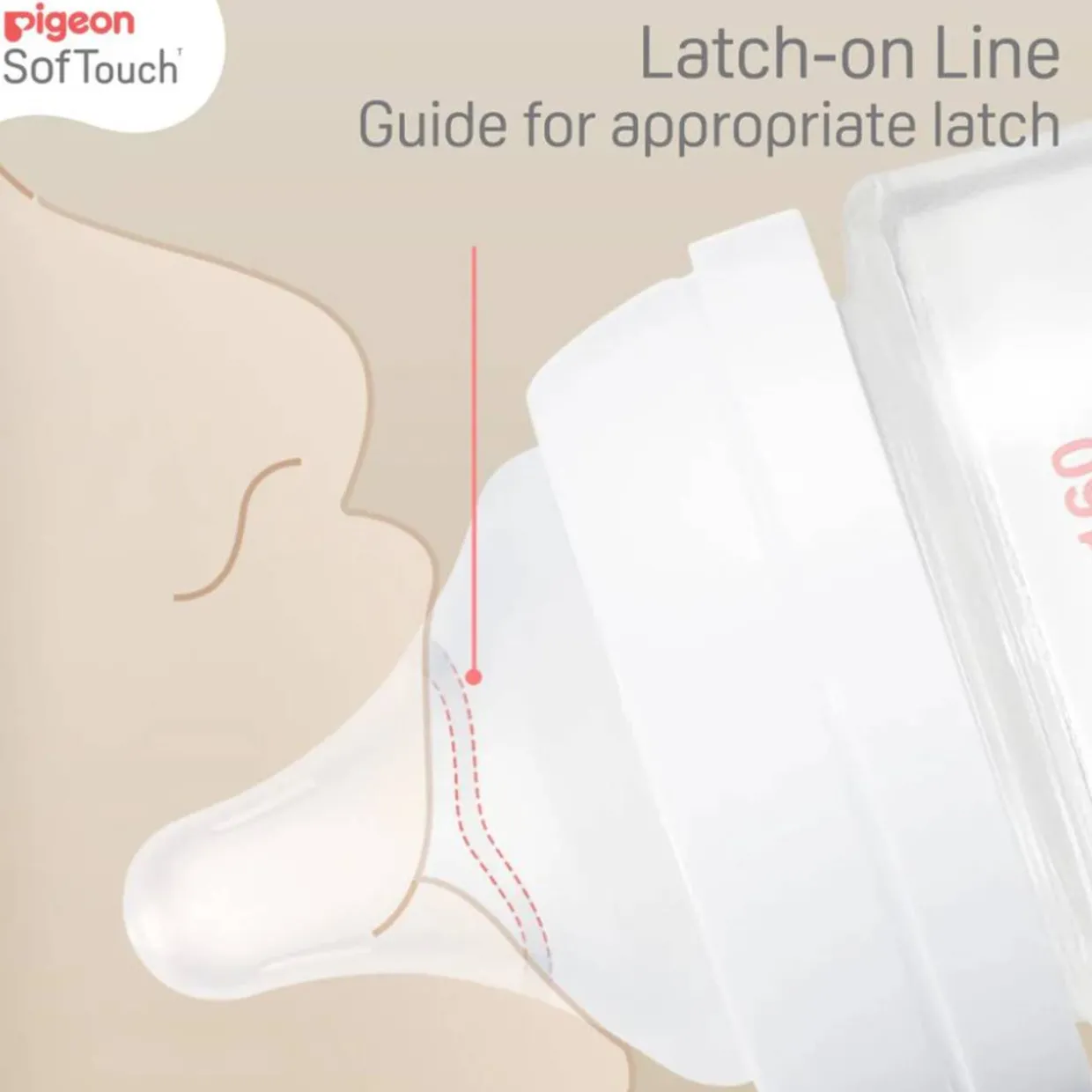 Pigeon SoftTouch Wide Neck Bottle PP