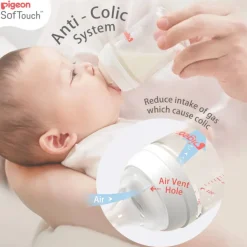 Pigeon SoftTouch Wide Neck Bottle PP
