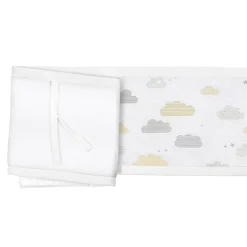 Print Breathable Mesh Cot Liner - 4 Sides