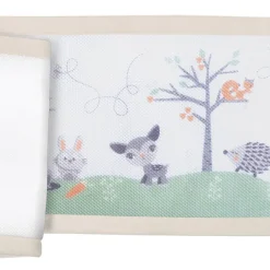 Print Breathable Mesh Cot Liner - 4 Sides