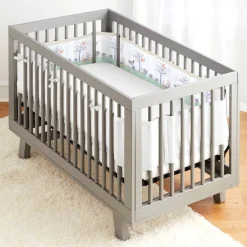 Print Breathable Mesh Cot Liner - 4 Sides