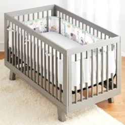 Print Breathable Mesh Cot Liner - 4 Sides