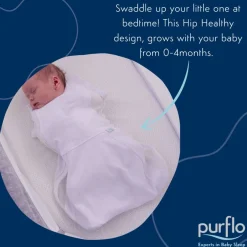 Purflo 2.5 tog Swaddle to Sleep Bag - All Seasons