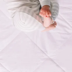 Reversible Quilted Wool Underlay - Cot Size