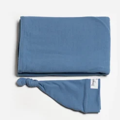 Snuggle Hunny Baby Jersey Wrap & Beanie Set