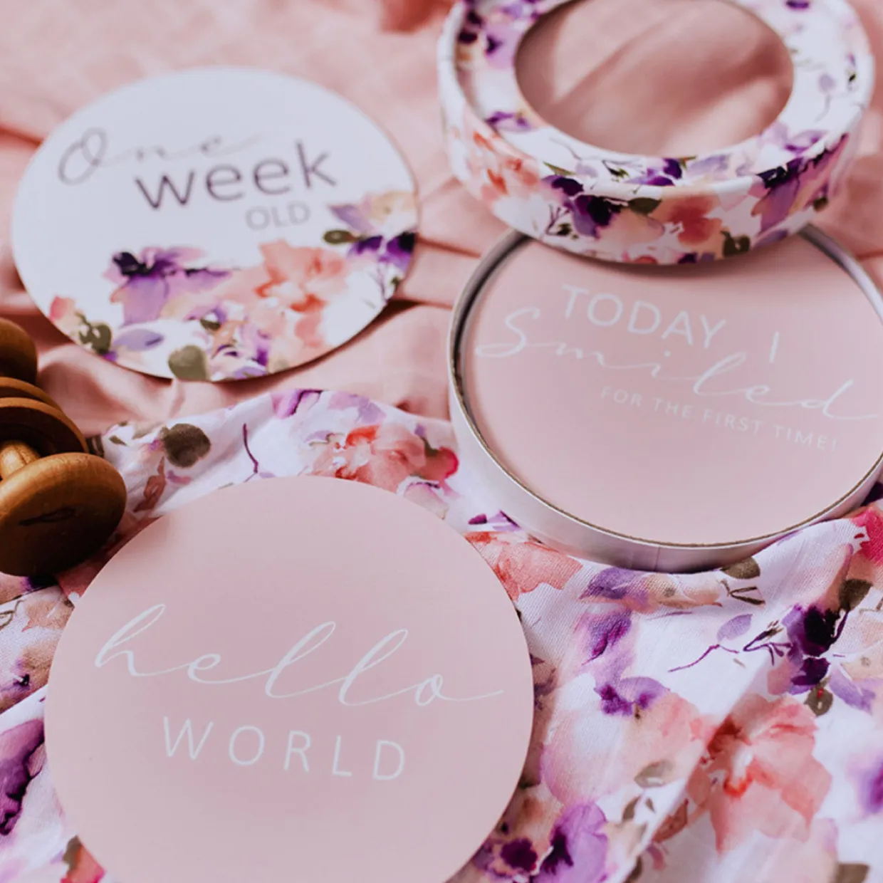 Snuggle Hunny Reversible Milestone Cards