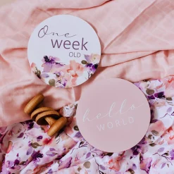 Snuggle Hunny Reversible Milestone Cards