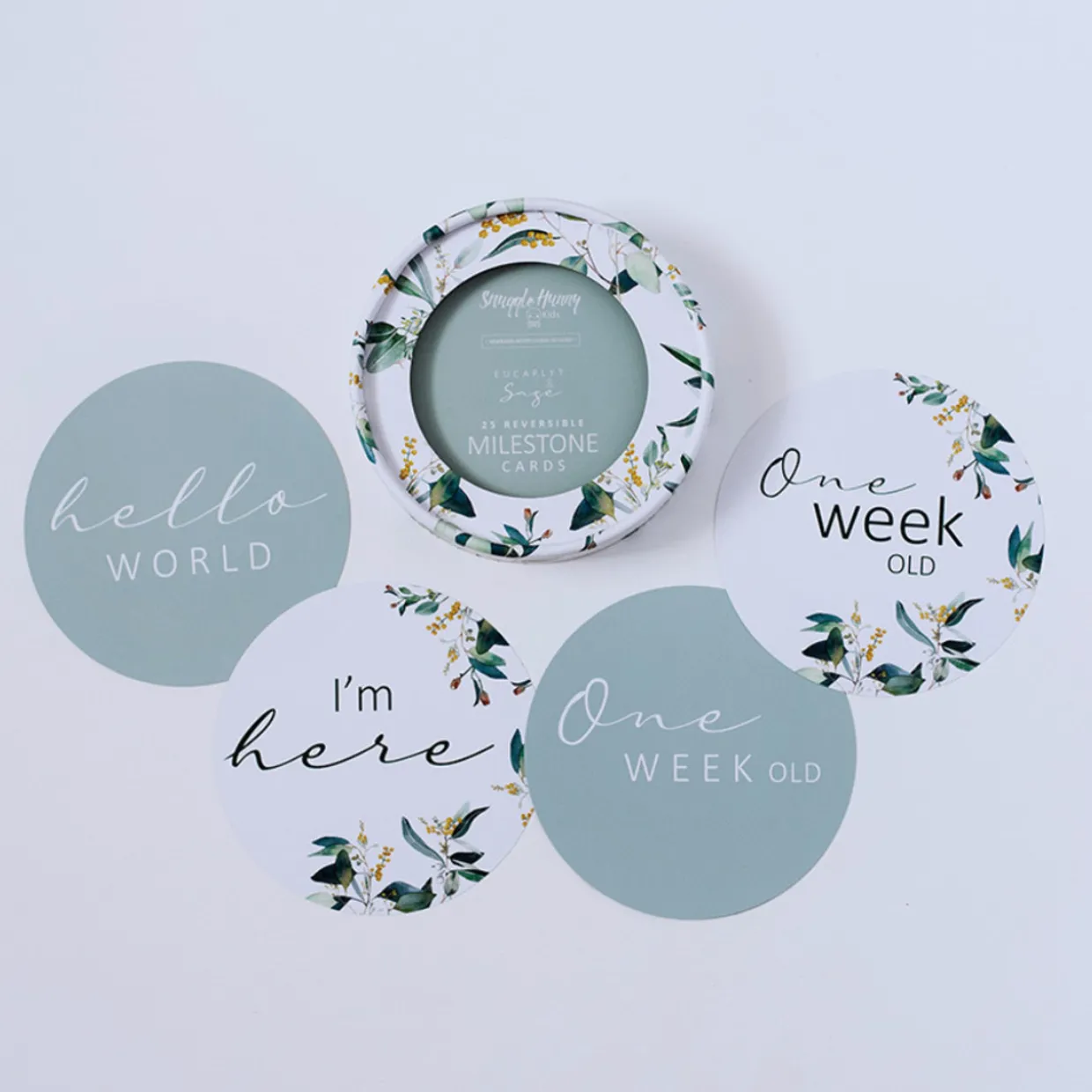 Snuggle Hunny Reversible Milestone Cards