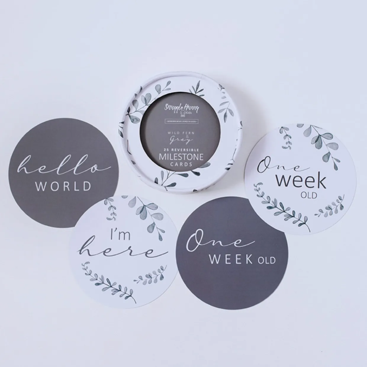 Snuggle Hunny Reversible Milestone Cards