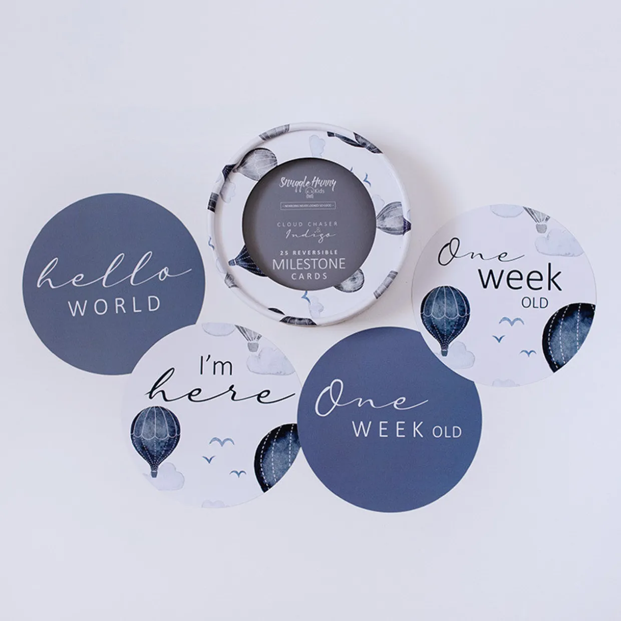 Snuggle Hunny Reversible Milestone Cards