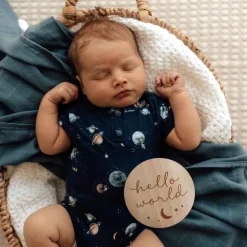 Snuggle Hunny Wooden Milestone Cards