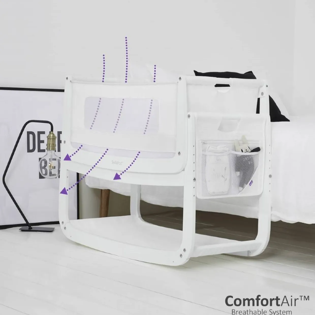 SnuzPod4 Bedside Bassinet