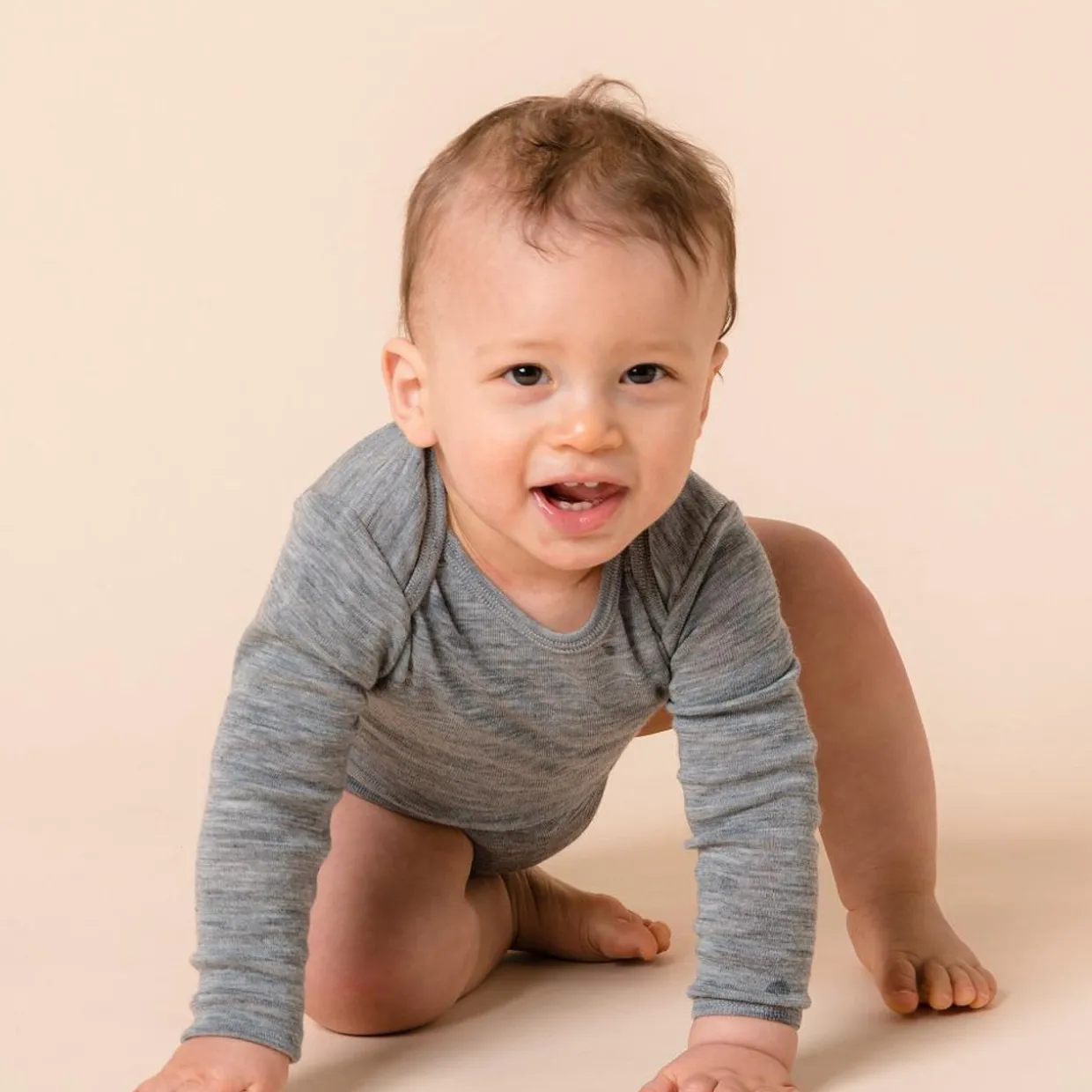 The Sleep Store Deluxe Merino Rib Long Sleeve Bodysuit