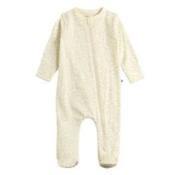 The Sleep Store Jersey NZ Merino Print Footed Zipsuit - Clearance