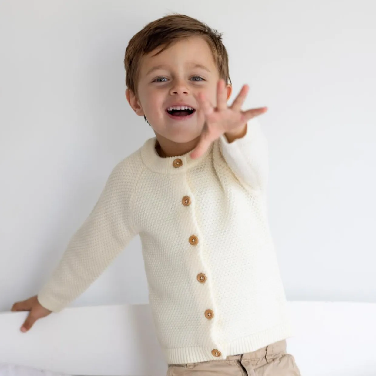 The Sleep Store Merino Knit Cardigan