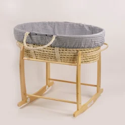 The Sleep Store Moses Basket with Waffle Liner