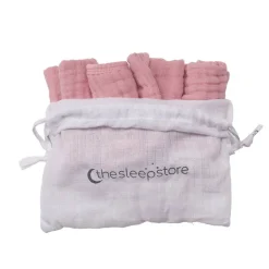 The Sleep Store Muslin Face Cloth 4 pack