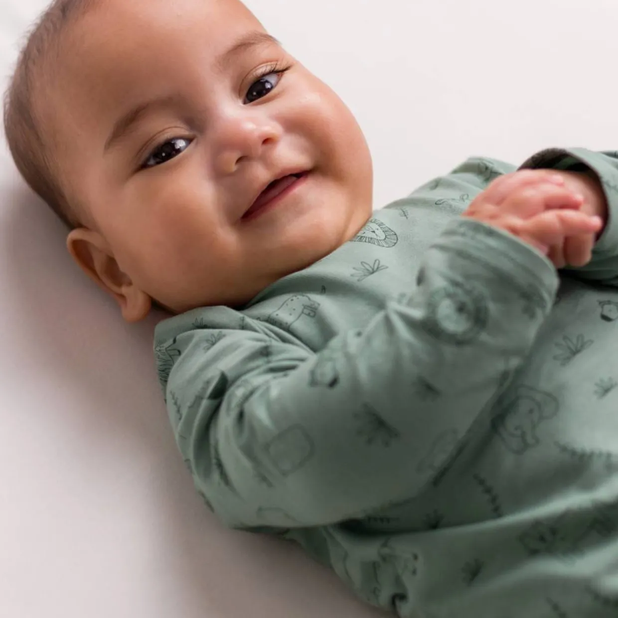 The Sleep Store Organic Cotton Long Sleeve Bodysuit