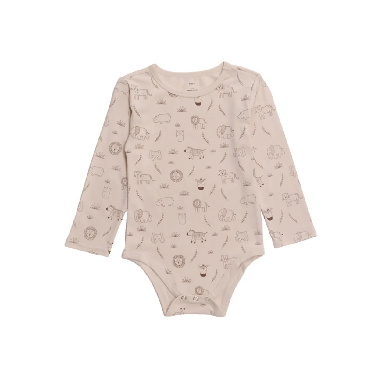 The Sleep Store Organic Cotton Long Sleeve Bodysuit