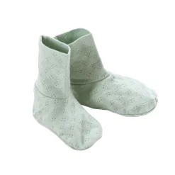 The Sleep Store Organic Cotton Pointelle Booties