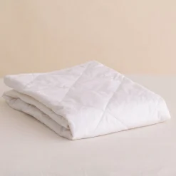 The Sleep Store Quilted Wool Topper - Drift Travel Cot