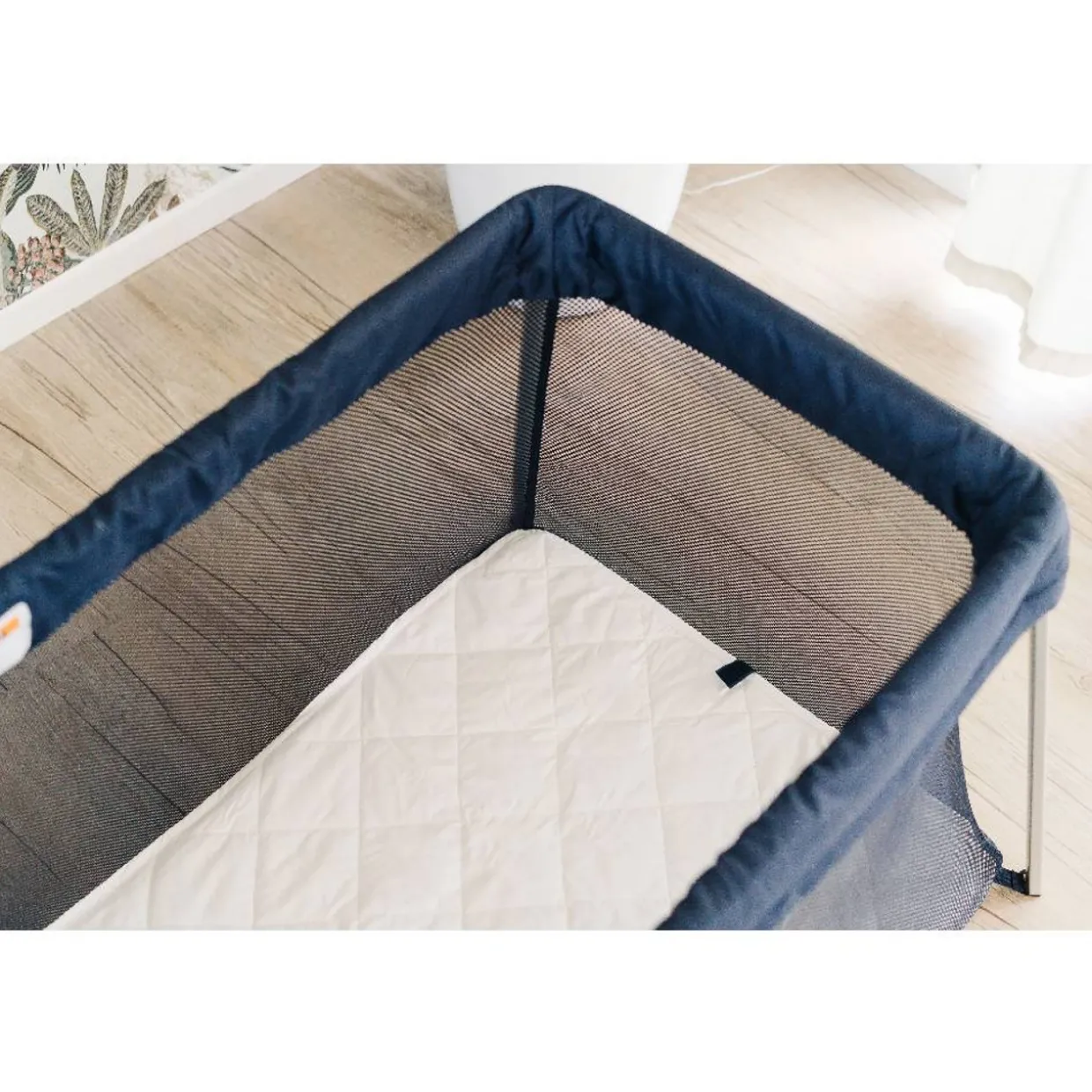 The Sleep Store Quilted Wool Topper - Drift Travel Cot