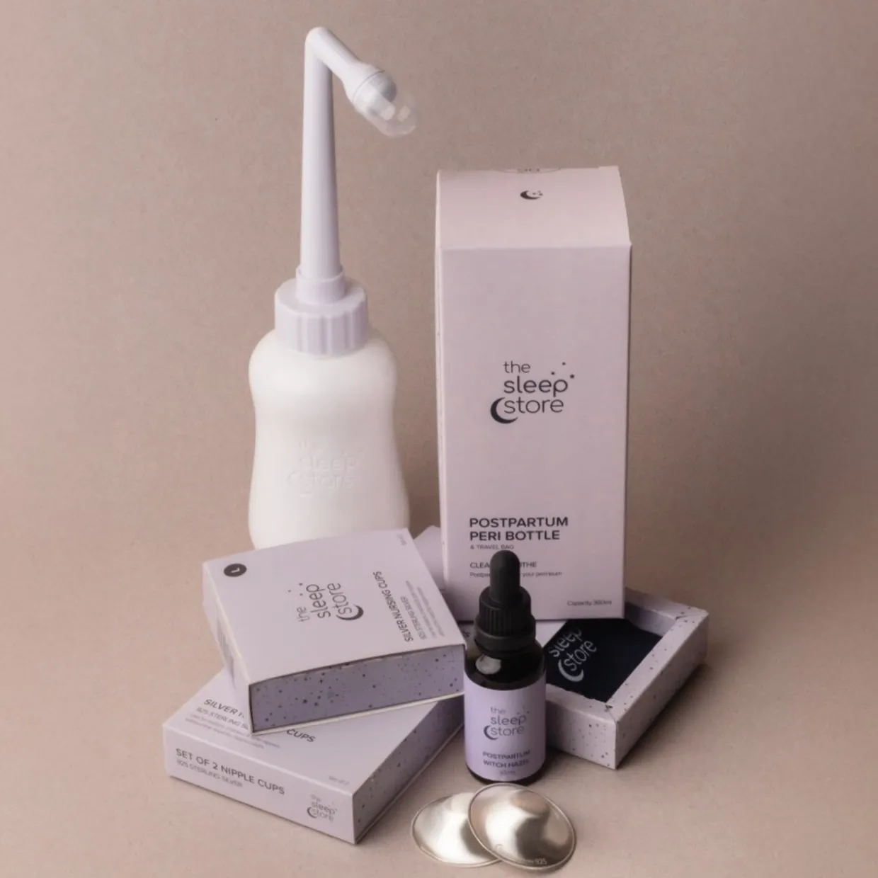 The Sleep Store Silver Nipple Cups