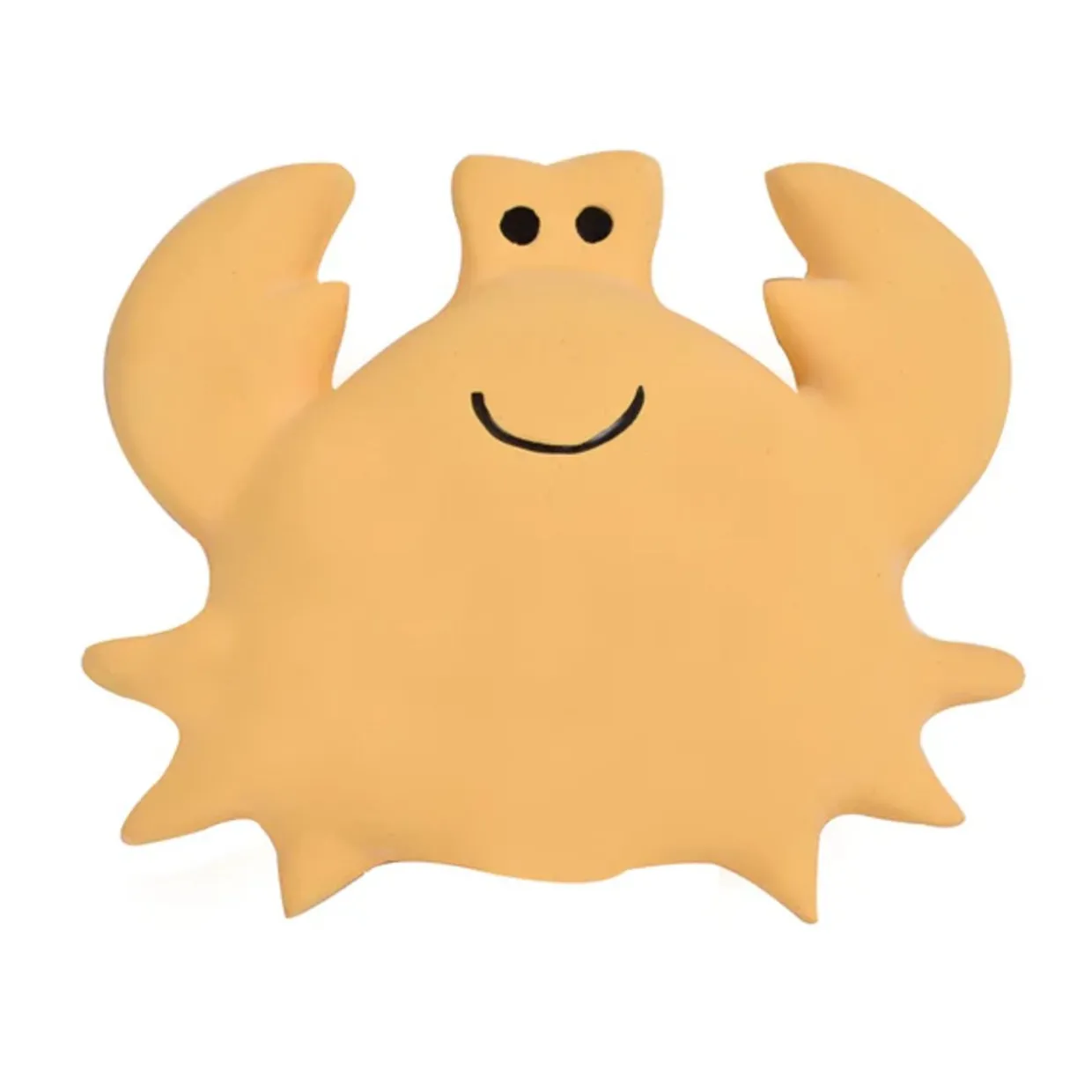 Tikiri Natural Rubber Rattle & Bath Toy - Crab
