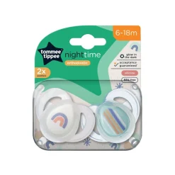 Tommee Tippee - Glow Night Soothers 2 Pack