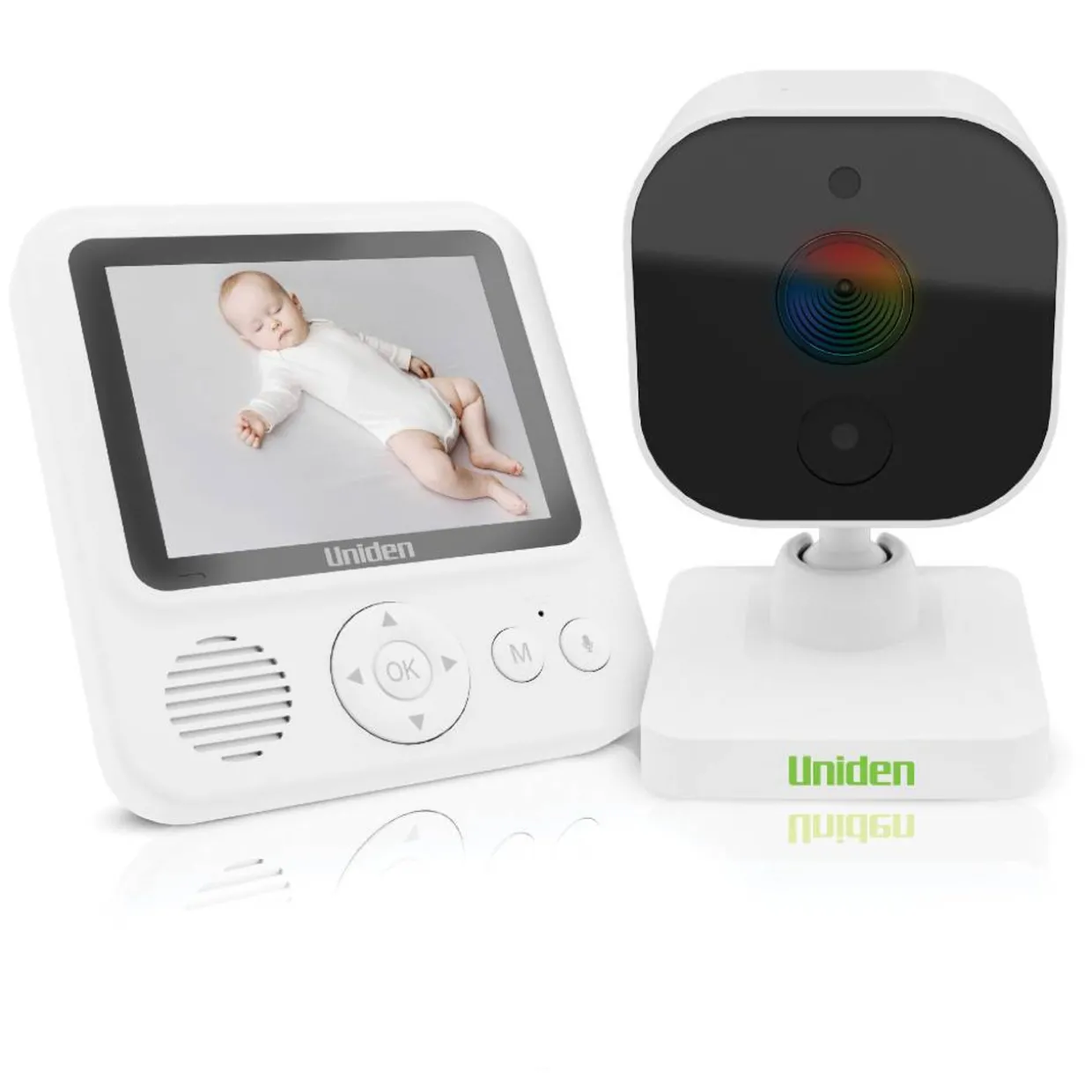 Uniden BW2511 2.8" Compact Wireless Smart Baby Video Monitor with Camera