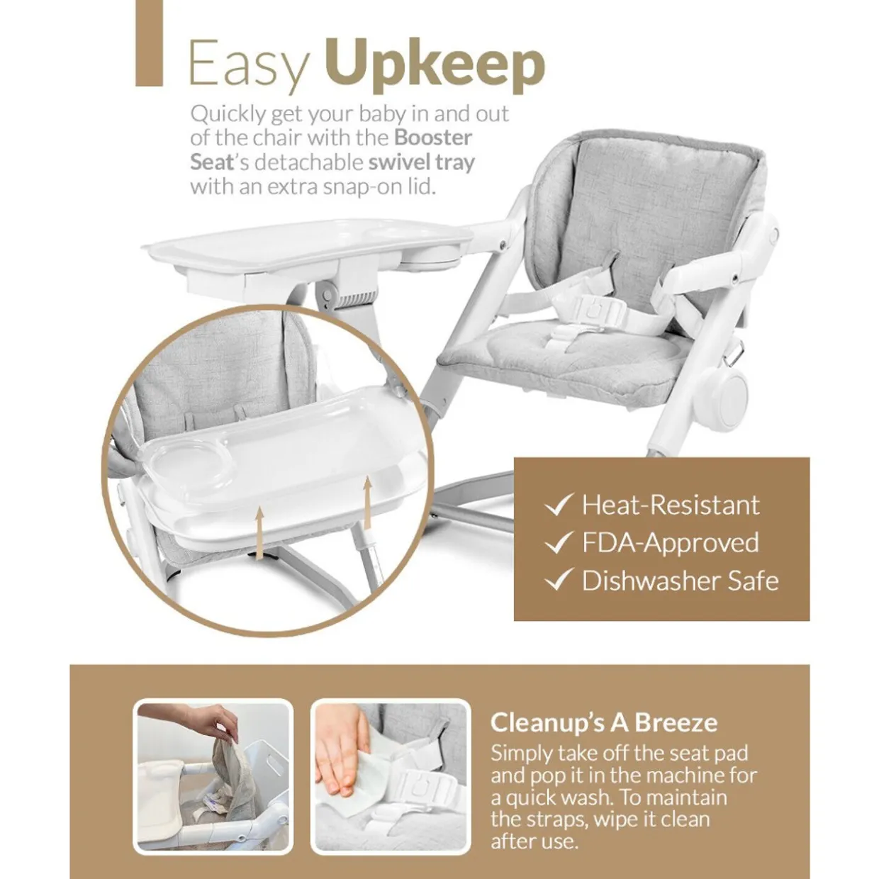 Unilove Feed Me 3-in-1 Dining Booster Seat