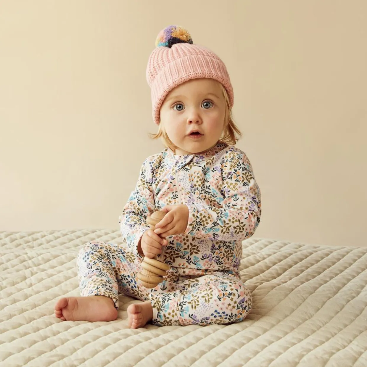 Wilson & Frenchy Organic Cotton Zipsuit with Feet - Current Season