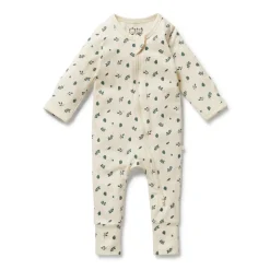Wilson & Frenchy Organic Cotton Zipsuit with Feet - Current Season