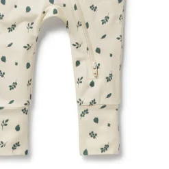 Wilson & Frenchy Organic Cotton Zipsuit with Feet - Current Season