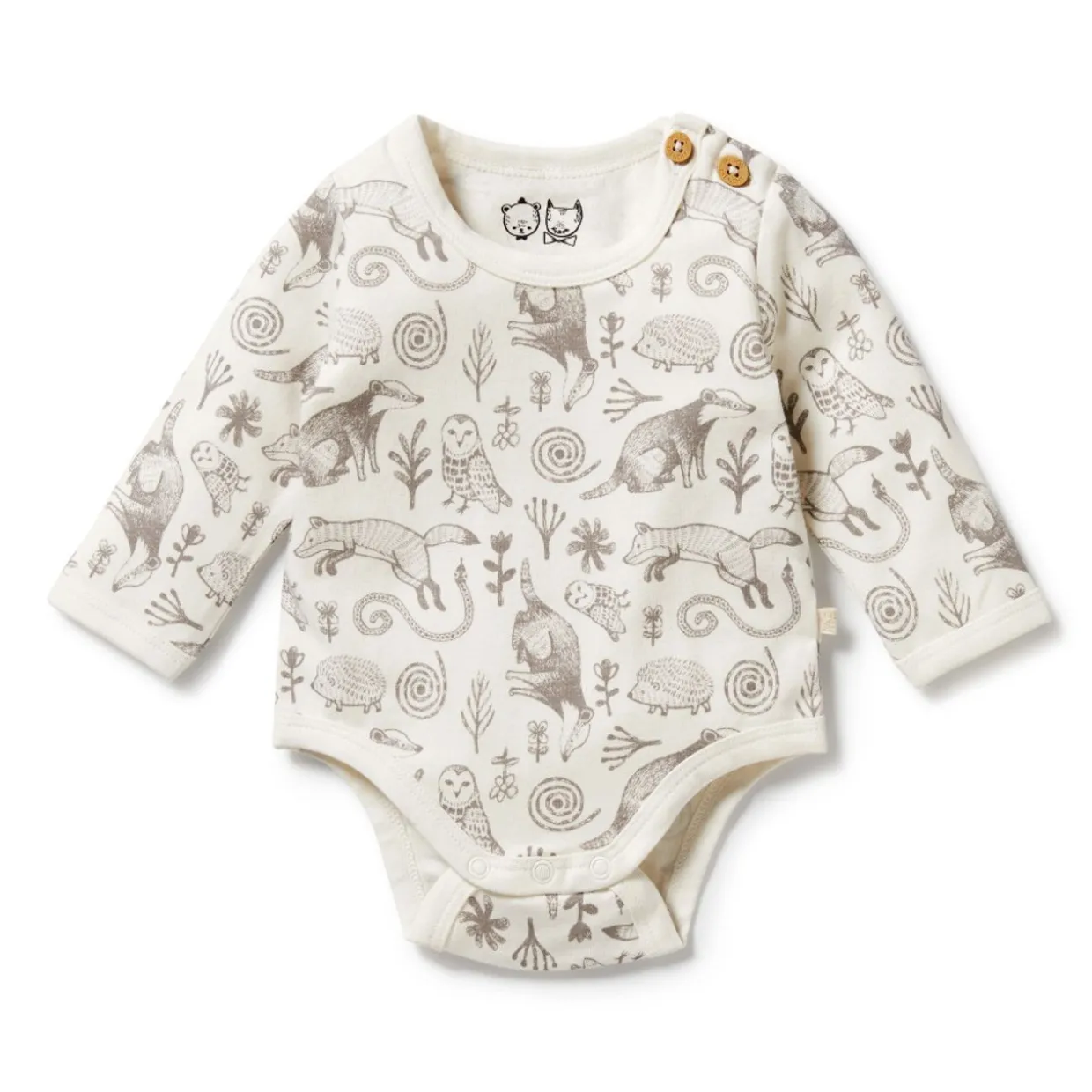 Wilson & Frenchy Organic Long Sleeve Bodysuit