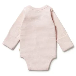 Wilson & Frenchy Organic Stripe Rib Kimono Bodysuit