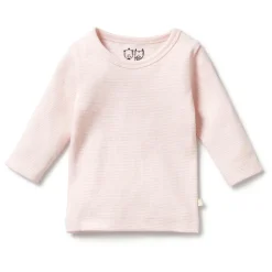 Wilson & Frenchy Organic Stripe Rib Long Sleeve Top